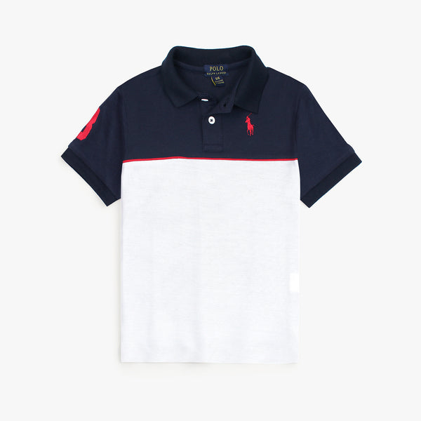 RL Navy White Polo (FS-12178)