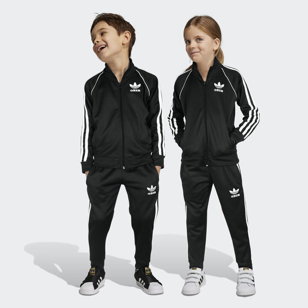 ADS Black three stripe Tracksuit (FS68762)