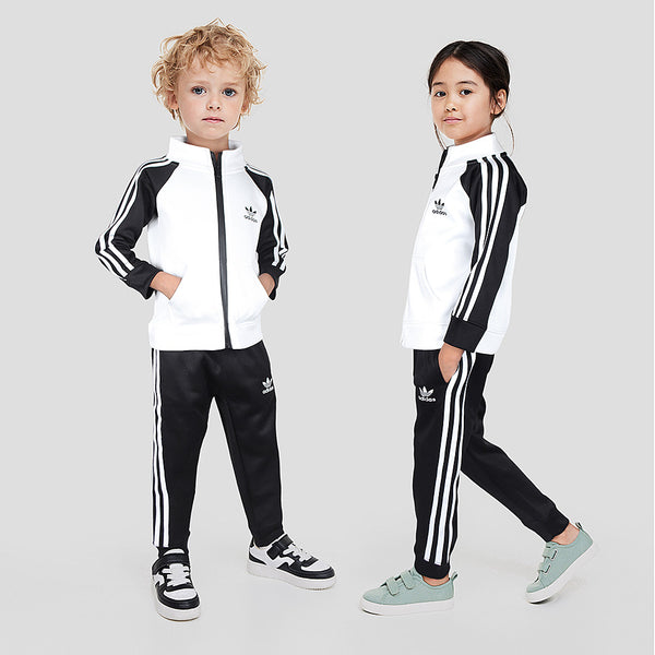 ADS White Black three stripe Tracksuit (SN-68702)