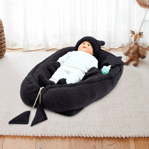 Sherpa Baby Nest Set-Black