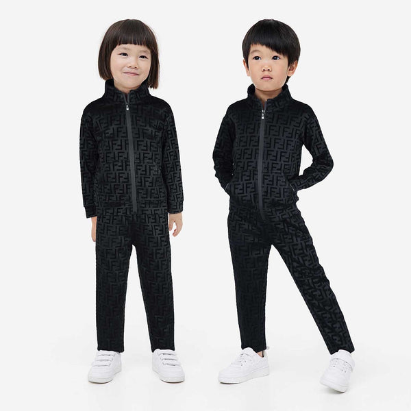 FNDI Flock Black Unisex Tracksuit (SN-68016)