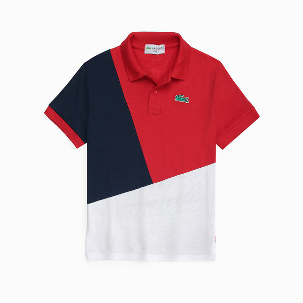 LCST Red Navy soft cotton Polo (FS-12433)