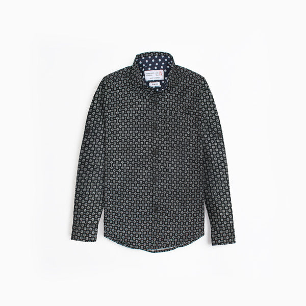 ZR black printed shirt (BS1336)