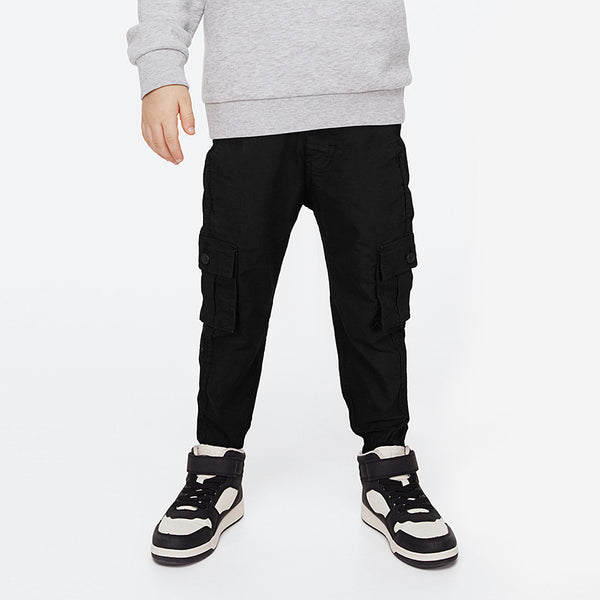 MNG Stretchable Unisex Black Jogger Pant (RP-3146)