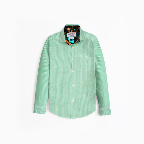 ZR Green lining shirt (BS1330)