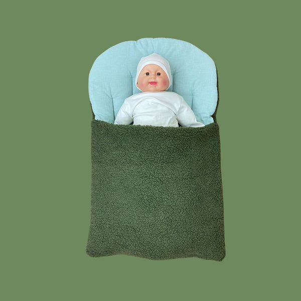 Sherpa Baby Carry Nest-Green