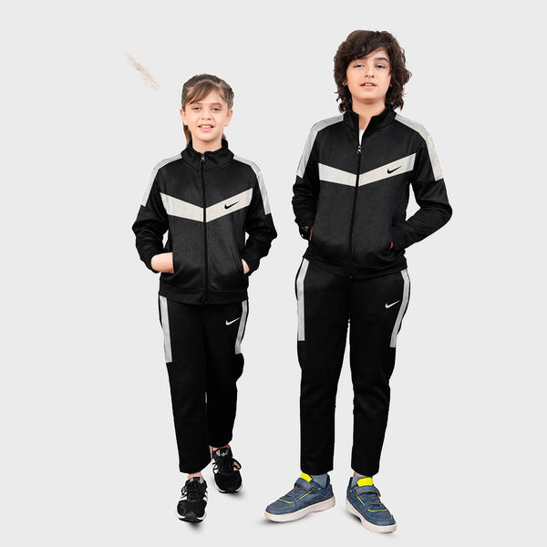 NKE Black & White Unisex Tracksuit (FS68734)