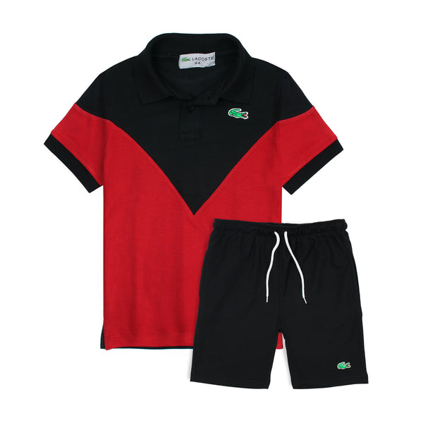 LCST Polo with Black Shorts suit (FS20953)