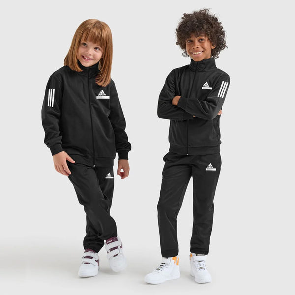 ADS Black three stripe Tracksuit (FS68701)