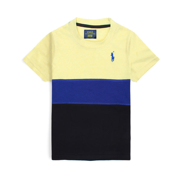 RL Yellow Blue soft Tshirt (FN-8454)