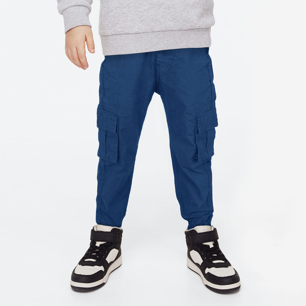 MNG Stretchable Unisex Blue Jogger Pant (RP-3153)