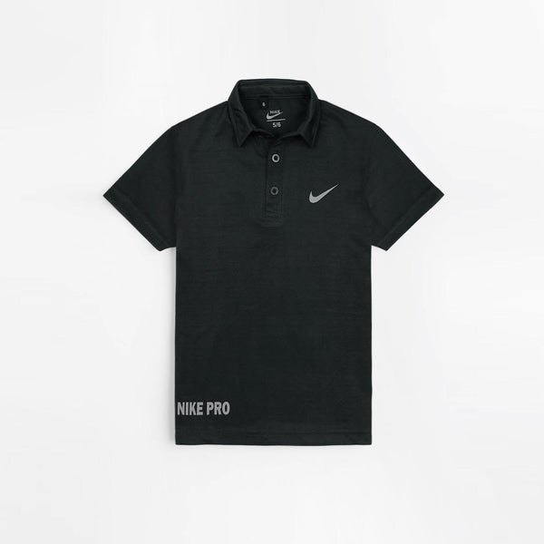 NKE Dri-fit Polo Black (SN-1827)