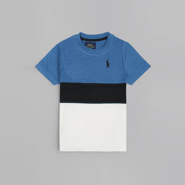 RL Blue & Black soft Tshirt (FN-8444)