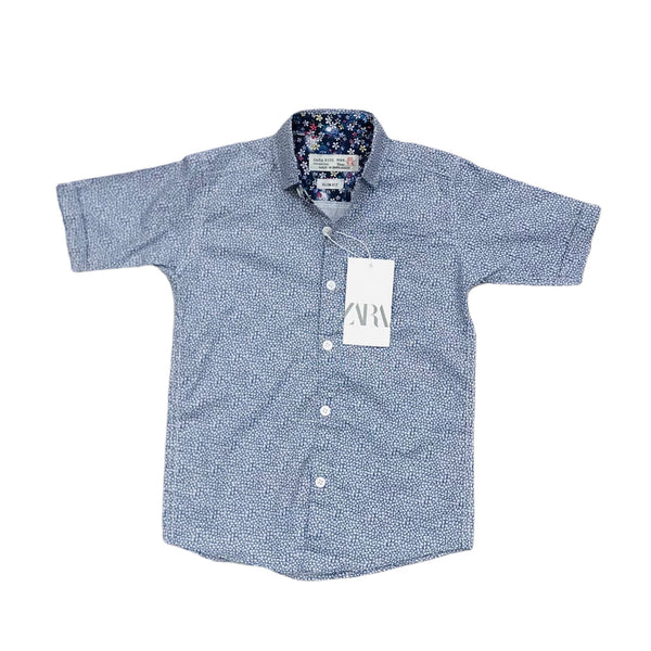 ZB kids white printed C-Shirt