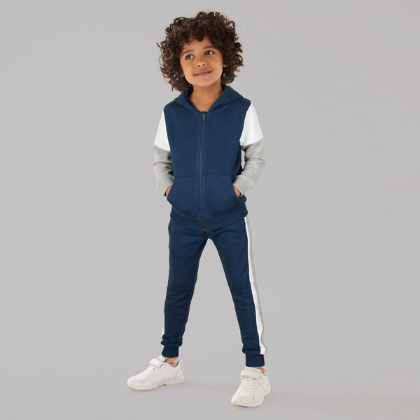 PLY-STN Blue & white Tracksuit (BK68755)