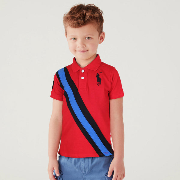 RL Polo Red blue panel (FS-14179)