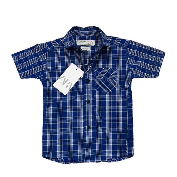 ZB kids check C-Shirt