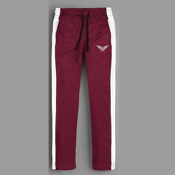 HAWKS maroon unisex trousers